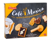 Фото продукту:Набір печива Griesson Cafe Musica Box, 500 г (2*250 г)