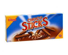 Фото продукту: Печиво у молочному шоколаді Griesson Choco Sticks Milk Chocolate, 150 г
