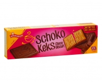 Фото продукту:Печиво у чорному шоколаді Griesson Schoko Keks Choco Biscuit Dark Chocola...