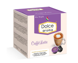 Фото продукту: Латте в капсулах Dolce Aroma Caffe Latte Dolce Gusto, 16 шт
