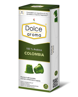 Кофе в капсулах Dolce Aroma Colombia Nespresso, 10 шт