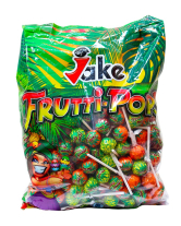 Фото продукту:Льодяники на паличці JAKE Frutti-Pops Фруктові, 1400 г