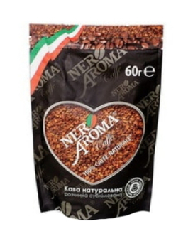 Фото продукту: Кава розчинна Nero Aroma Classico, 60 г (30/70)