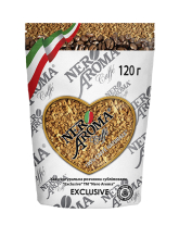 Фото продукту:Кава розчинна Nero Aroma Exclusive, 120 г (100% арабіка)