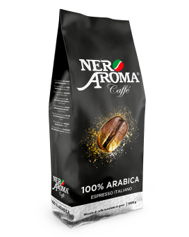 Фото продукту: Кава у зернах Nero Aroma Exclusive 100% Arabica, 1 кг