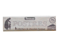 Фото продукту:Шоколад чорний без глютену TORRAS Postres 70%, 300 г