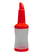 Фото продукта:Бутылка с гейзером + крышка, 1 л, красная (диспенсер, дозадор)