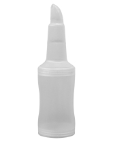 Фото продукту:Пляшка з гейзером + кришка, 1 л, прозора (диспенсер, дозадор)