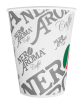 Стакан бумажный "Nero Aroma" 340 мл, 50 шт