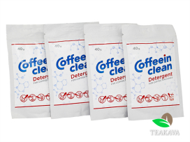 Фото продукту: Засіб для чищення кофемашин від кавових олій Coffeein clean Detergent (порошок), 40 г