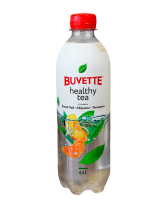 Фото продукту:Напій соковмісний Buvette Healthy tea зі смаком білого чаю, абрикосу та т...