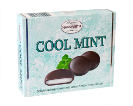 Фото продукту: Шоколадні цукерки з м'ятною начинкою Hauswirth Cool Mint, 135 г