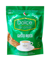 Фото продукта:Кофе растворимый Dolce Aroma Gusto Ricco, 60 г