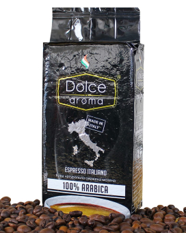 Фото продукту: Кава мелена Dolce Aroma 100% Arabica, 250 г