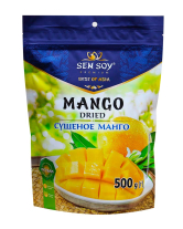 Манго сушеное  без сахара "Sen Soy", 500 г