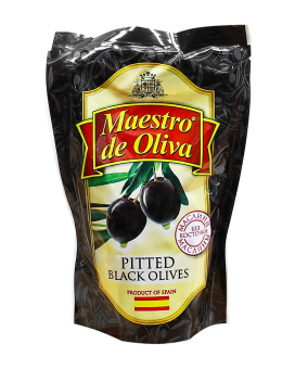 Фото продукта: Маслины без косточки Maestro de Oliva, 170 г (ПЭТ)