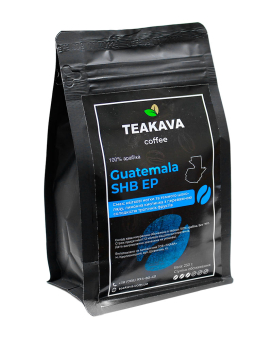 Фото продукта: Кофе в зернах Teakava Guatemala SHB EP, 250 г (моносорт арабики)