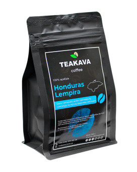 Фото продукта: Кофе в зернах Teakava Honduras Lempira, 250 г (моносорт арабики)