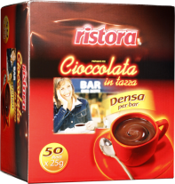 Фото продукта:Горячий шоколад Ristora порционный, 50х25 г