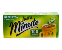Фото продукту:Чай зелений Minutka у пакетиках, 140 г (100шт*1,4г)