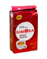 Фото продукту:Кава мелена Gimoka Gran Gustо, 250 г (20/80)