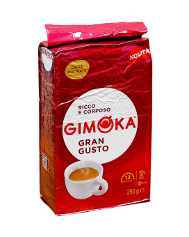 Фото продукта: Кофе молотый Gimoka Gran Gustо, 250 г (20/80)