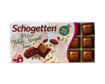 Фото продукту:Шоколад Schogetten It's Cocoa White Nougat Time, 100 г