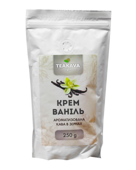Фото продукта: Кофе в зернах Teakava Крем ваниль, 250 г (100% арабика)