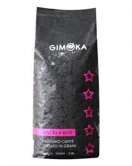 Фото продукта: Кофе в зернах Gimoka Bar 5 Stelle, 1 кг (80/20)