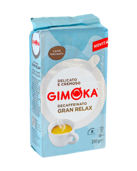 Фото продукту: Кава мелена Gimoka Gran Relax Decaffeinato (без кофеїну), 250 г (40/60)