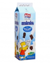 Фото продукту:Печиво шоколадне без цукру Arluy Minis Simpsons, 275 г