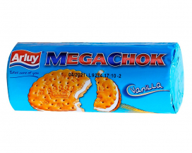Печенье Arluy Megachok с ванильной прослойкой, 180 г