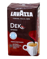 Фото продукту:Кава мелена Lavazza Dek Intenso (без кофеїну), 250 г (30/70)