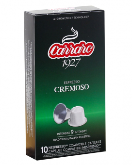 Фото продукту: Кава в капсулах Carraro Cremoso NESPRESSO, 10 шт