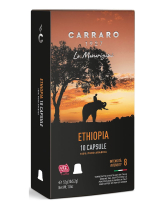 Фото продукта:Кофе в капсулах Carraro Ethiopia NESPRESSO, 10 шт (моносорт арабики)