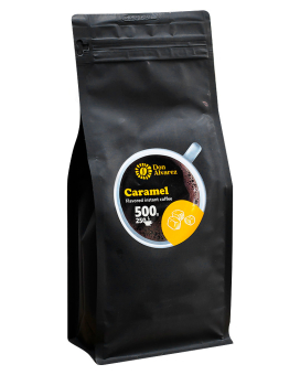 Фото продукта: Кофе растворимый Don Alvarez Карамель, 500 г (100% арабика)