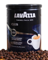 Фото продукта:Кофе молотый Lavazza Club 100% арабика, 250 г (ж/б)