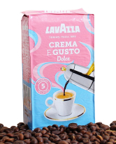 Фото продукта:Кофе молотый Lavazza Crema e Gusto Dolce, 250 г (50/50)