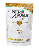 Фото продукту:Кава розчинна Nero Aroma 100% Арабіка, 60 г