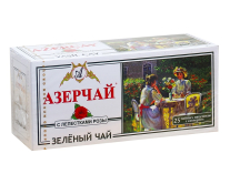 Фото продукта:Чай зеленый с розой Azercay, 2г*25 (в пакетиках)