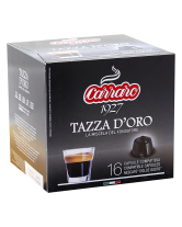 Фото продукта:Кофе в капсулах Carraro Tazza D'oro DOLCE GUSTO, 16 шт (100% арабика)