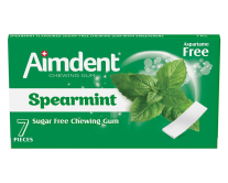 Фото продукта:Жевательная резинка без сахара со вкусом зеленой мяты Aimdent SPEARMINT, ...