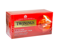 Фото продукту:Чай чорний Twinings English Breakfast, 50 г (25шт*2г)