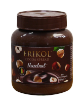 Фото продукту:Шоколадна паста з лісовим горіхом Erikol Hazelnut, 400 г