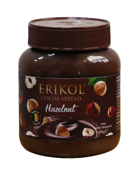 Фото продукта: Шоколадная паста с лесным орехом Erikol Hazelnut, 400 г