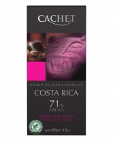 Фото продукта:Шоколад Cachet экстра черный Costa Rica 71%, 100 г