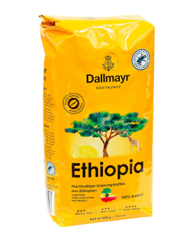 Фото продукту: Кава в зернах Dallmayr Ethiopia, 500 г (моносорт арабіки)