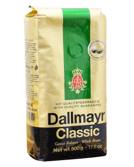 Кофе в зернах Dallmayr Classic, 500 г (90/10)