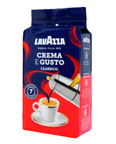 Фото продукта:Кофе молотый Lavazza Crema e Gusto Classico, 250 г (30/70)